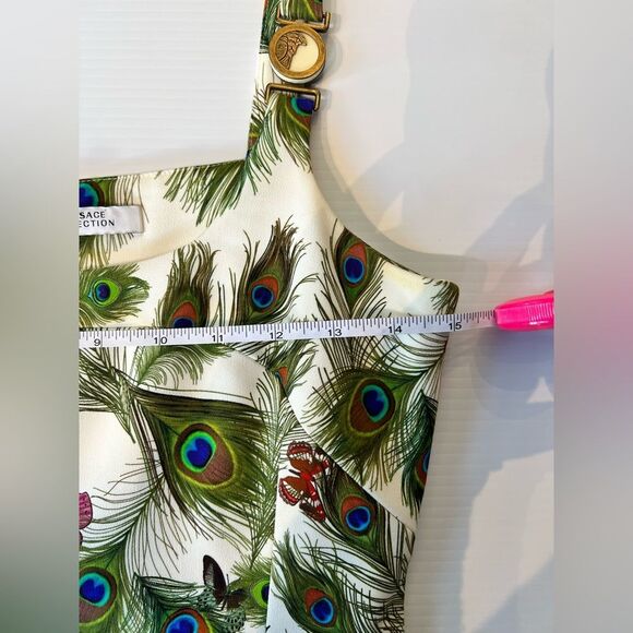 Versace Peacock Dress ~ Size 42 - Picture 12 of 16